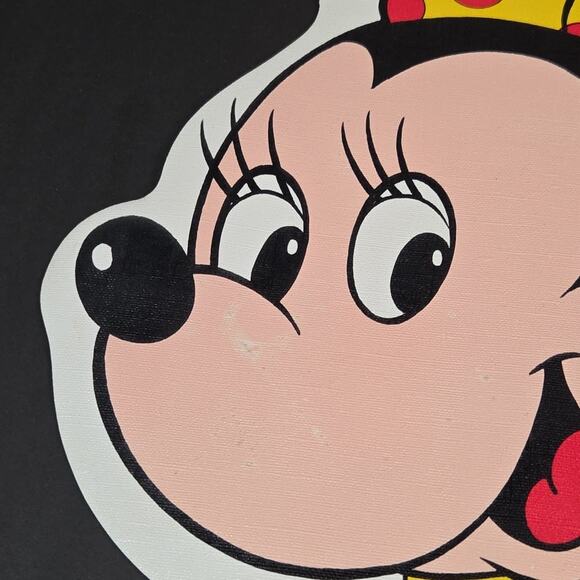 Vintage Walt Disney Mickey Mouse Club Minnie Vinyl Placemats Set of 2 Washable - Picture 8 of 12